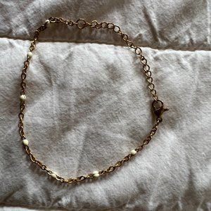 NWOT - Slide Jewelry: 18k Gold Plated & Enamel Bracelet